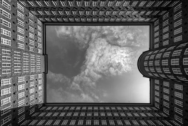 house, building, facade, architecture, hamburg, historical, germany, landmark, tourist, attraction, unesco world heritage, perspective, skyscraper, monochrome, black and white, chile house, hanseatic city, brick, historic center, tourist attraction, kontorviertel, world heritage, speicherstadt, sprinkenhof, kontorhaus. How to run employer branding reviews without guesswork
